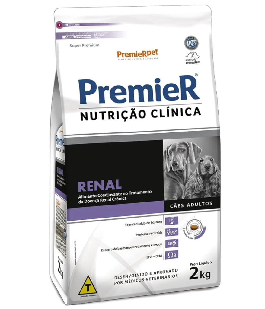 Ração Premier Nutrição Clínica Renal para Cães Adultos Porte Pequeno