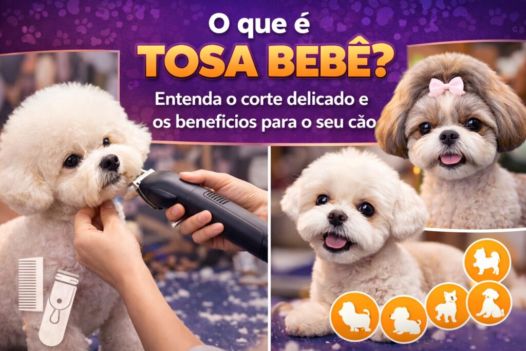 tosa bebê para cães