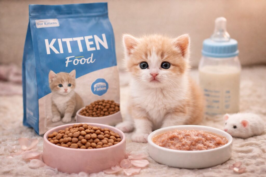 ração para gatos recém nascidos