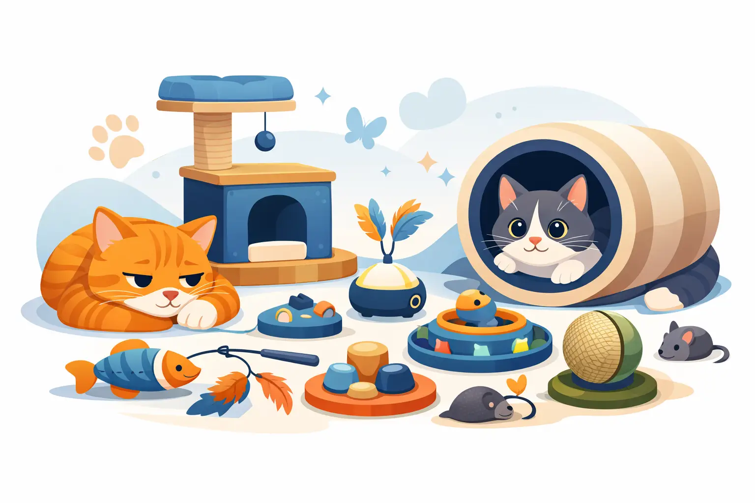 9 melhores brinquedos para gatos entediados