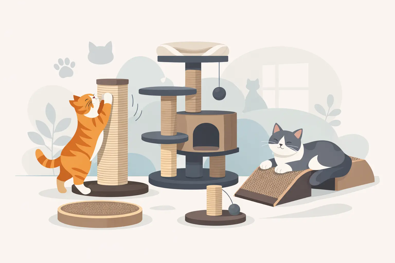 Guia completo de arranhadores felinos