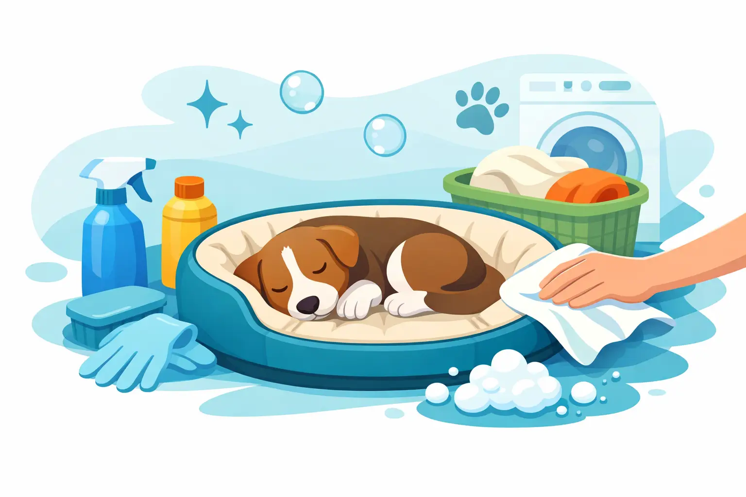 Como limpar cama de cachorro sem complicação