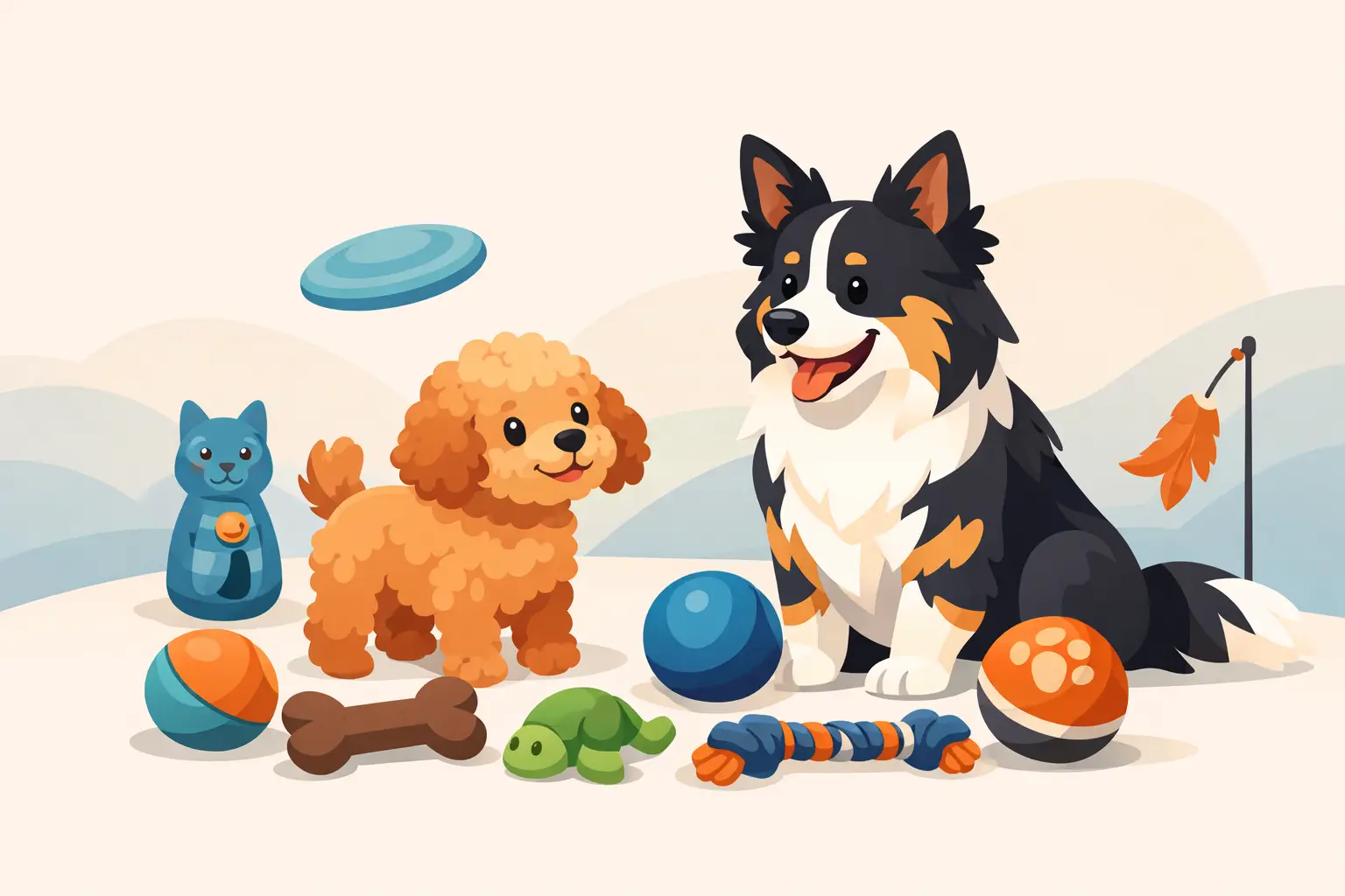 Brinquedos para cães que combinam com seu pet
