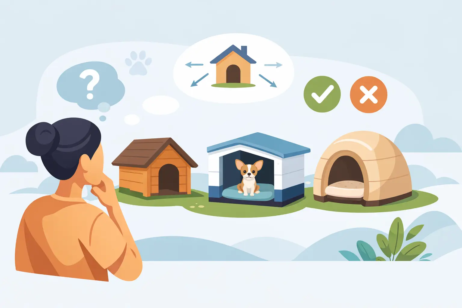 Como escolher casinha para cachorro pequeno