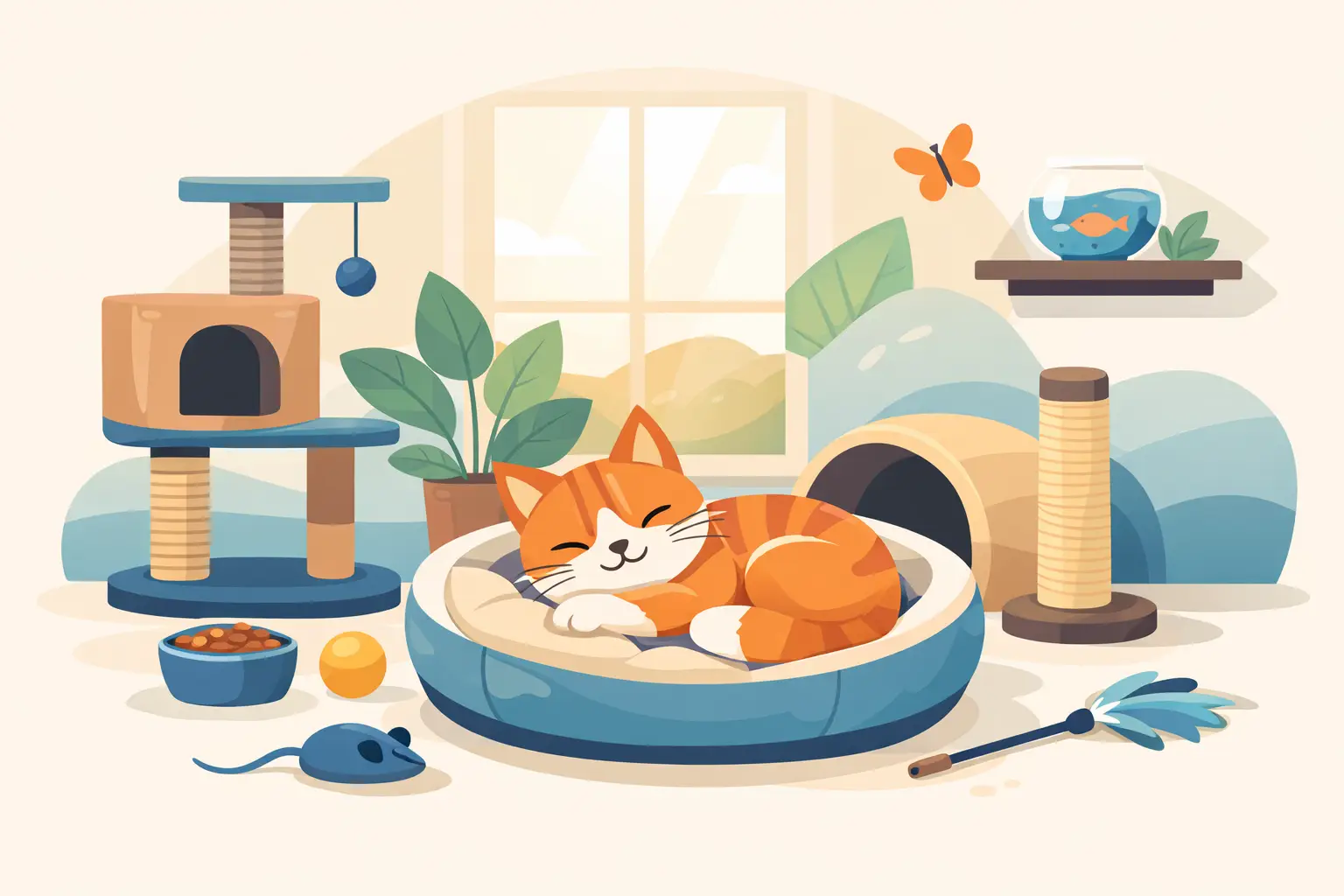 Gato indoor: conforto, diversão e bem-estar