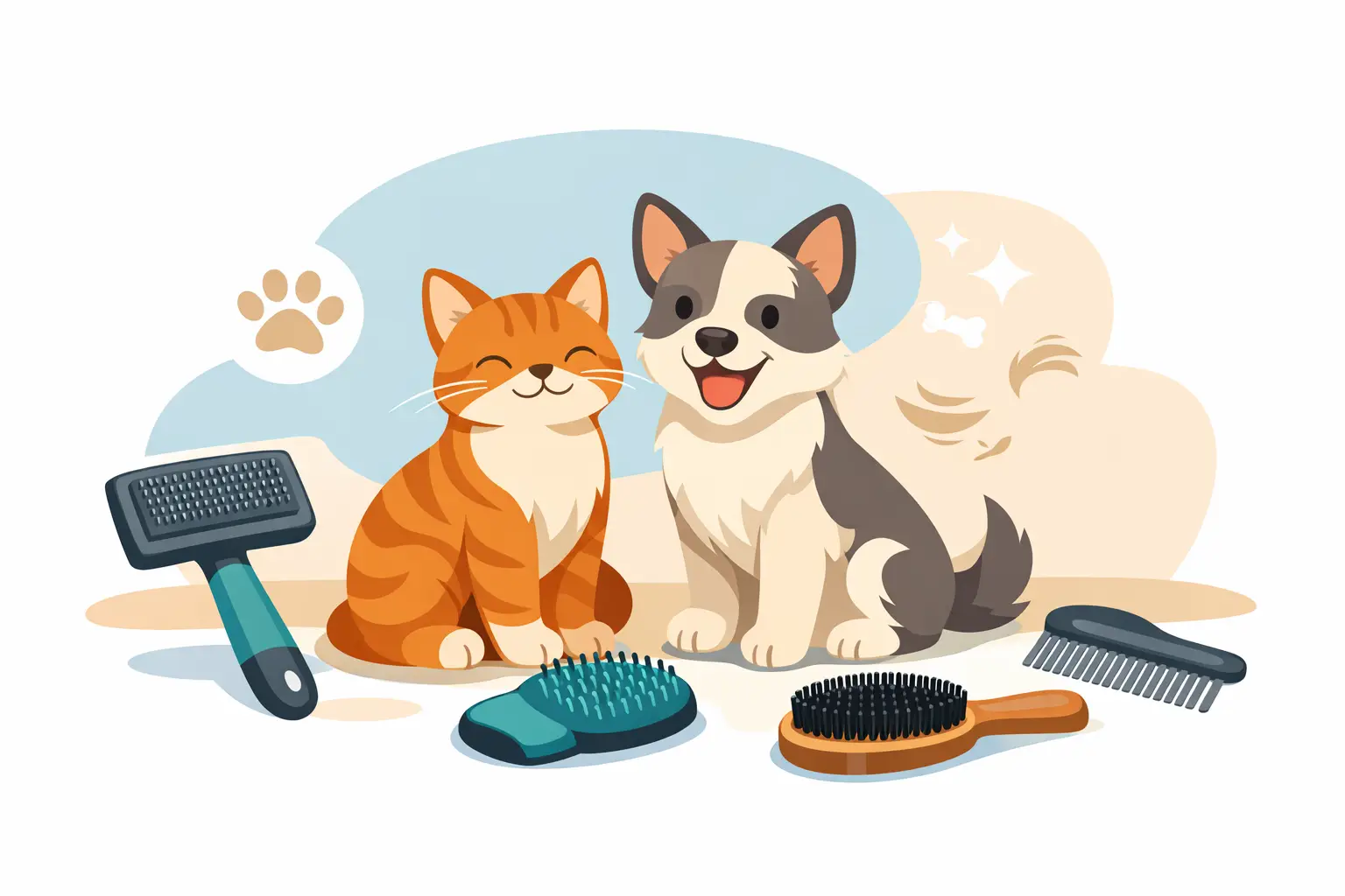 Melhores escovas para pelo curto para cães e gatos